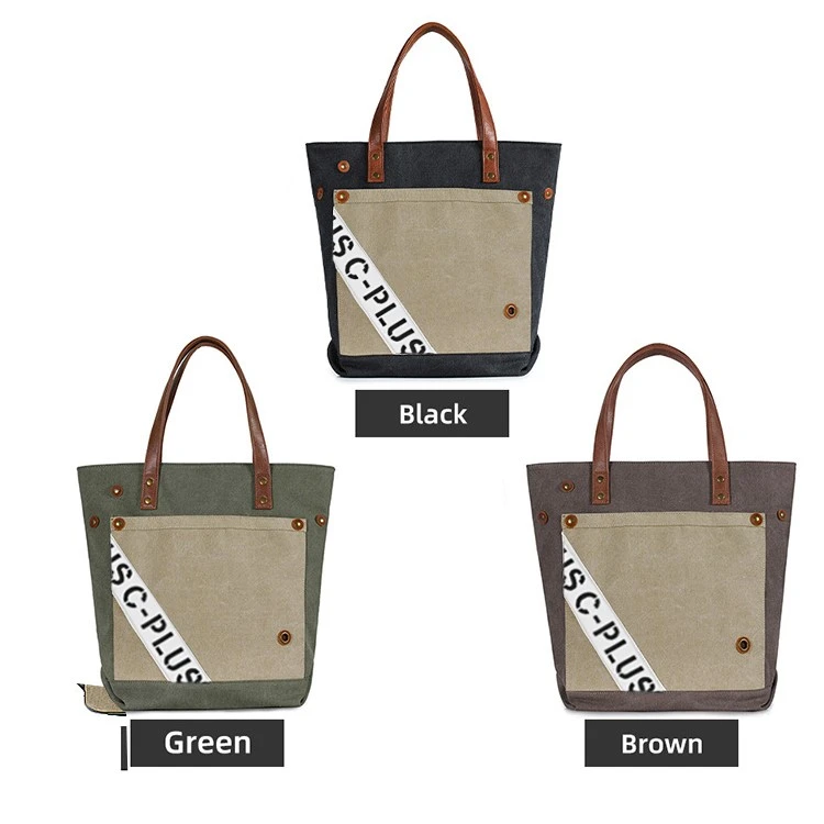unique canvas tote bags-colors